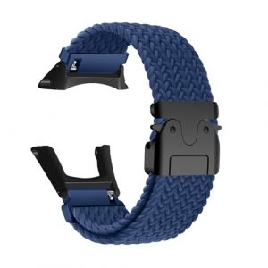 Tress&eacute; Bracelet en Nylon Compatible avec Suunto Ambit 3/3 Run/2/2R/2S/1/Sport Bracelet, R&eacute;glable Boucles Lat&eacute;rales en M&eacute;tal Sport Hommes Femmes Bande de Rechange pour Suunto Ambit 3 Sangles (2) (Kemikeji, neuf)