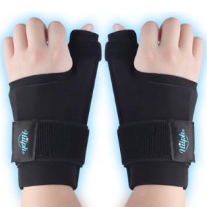 Hilph Poche de Glace pour Poignet Réutilisable, Compresse Chaud Froid Poche de Glace Poignet Main - Sac de Glace en Gel Réutilisable pour Blessures à la Main, Gonflements, Entorses et Arthrite (Hilph Store, neuf)