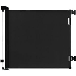 derimkcoa Barriere de Securite Retractable pour Bébé,0-180cm Barriere de Securite Enfant Extensible,Barriere de Securite Chien,pour Escaliers,Couloirs,Intérieur et Extérieur (Noir) (Veraste, neuf)
