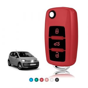 TOOMUME Coque Clé TPU Brillant, Etui Clé Étui Clé Adapté pour VW Volkswagen Golf 4/5/6 Multivan T5 Polo Up Caddy Beetle Sharan Jetta Bora Seat Ibiza Skoda Fabia (TOOMUME, neuf)