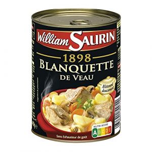 WILLIAM SAURIN - Blanquette De Veau 400G - Lot De 3 (Les Trois Mousquetaires, neuf)