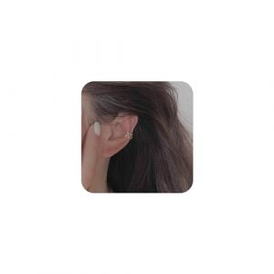Yienate Feuille Oreille Manchette Boucle D'oreille Or Non Perc&eacute; Oreille Cartilage Clip sur Wrap Cristal Rempli Minuscule Feuille Boucle D'oreille Boho Crawler Manchette Boucles D'oreille pour Femmes (Yienate, neuf)