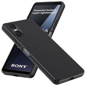 WFTE Coque pour Sony Xperia 10 VI Housse Etui en Mate TPU Souple Protection en Silicone [Antichoc][Antid&eacute;rapante] [Anti-Empreintes digitales] Case pour Sony Xperia 10 VI&ndash; Noir (WFTE, neuf)