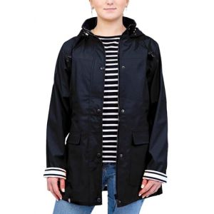 Breizh Ocean - Ciré imperméable femme, Création française GUIDEL, veste de pluie à capuche, coutures thermosoudées, étanches. Veste imperméable femme avec grande tailles du XS au 4XL (BREIZH OCEAN, neuf)