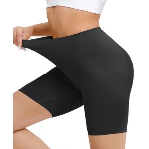 Merlvida Culotte Gainante Femme Ventre Plat Gaine Amincissante sans Couture Panty Gainant Invisible Shorty Anti Frottement Cuisse Leggings Taille Haute sous Vêtements Sculptantes Short Minceur (Merlvida Direct, neuf)