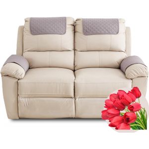 Housse D'appui-Tête pour Meubles, Housse D'accoudoir, Canapé 2/1/3 Places avec Accoudoirs Housse de Protection pour Appuie-Tête de Chaise Inclinable (Color : Light Grey, Size : 4 Pieces(1xpocket)) (MOSIED, neuf)