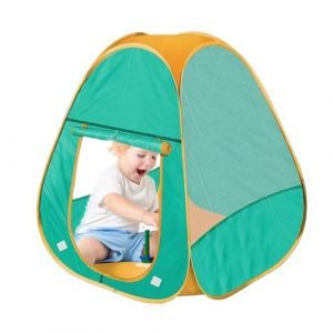 Tente de Jeux pour : Maison de Jeux Pop-up, Tente de Jouets Pliable | Panneaux en Maille Respirante, capacit&eacute; pour 2-3, Design Portable, Coin sensoriel int&eacute;rieur et ext&eacute;rieur (diqiwenju, neuf)