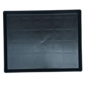 Jorzer Plate de Caisse de Chien Black Remplacement Poule Base en Plastique Plateau pour Cage Cage pour Chiens Nettoyage pour Cages pour Animaux Cates Chénlelles Chiens 23, 03 x 16, 26 x 1, 18 Pouce (MUkhgf, neuf)