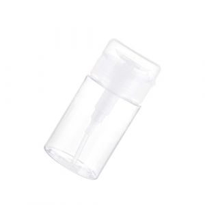 Bouteille Distributrice &Agrave; Pompe Pour Dissolvant De Vernis &Agrave; Ongles Vide D&eacute;maquillant Cadeaux De Pompage De Liquide Pompe Vide Avec Bouchons Rabattables En Verre (DRAJJNPC, neuf)