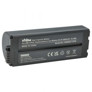 vhbw Batterie Compatible avec Canon Selphy CP-1200, CP-1000, CP-100, CP-1300, CP-1500, CP-200, CP-220 imprimante Photo (2000mAh, 22,2V, Li-ION) (ElectroPapa, neuf)