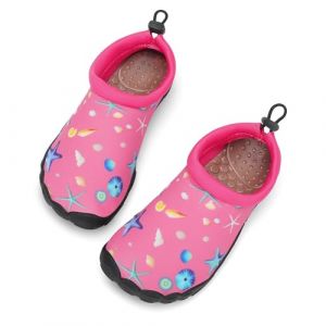 Mishansha Chaussures Aquatiques Enfant S&eacute;chage Rapide Chaussures de Plage Fille Gar&ccedil;on Chaussures d'eau Piscine Antid&eacute;rapantes 33 EU (hasimple, neuf)