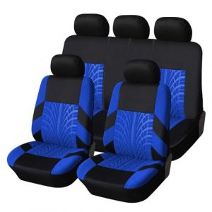 TYGCP Auto Ensembles Housses siège pour Renault Megane/Megane R.S/E-Tech IV III II I MK 4 3 2 1,Confortable Imperméable Respirant Non Slip Housses Coussins Accessoires,Blue A (There's a bright future for everyone, neuf)