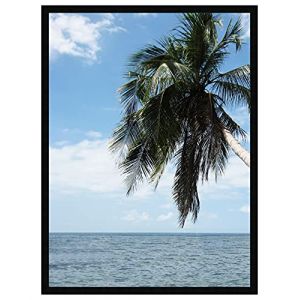 Cadre Photo sur Mesure 46x61 cm ou 61 x 46 cm Cadres Noir Moderne, 2.1 cm de Largeur (RK Cadres, neuf)