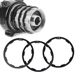 Entretoise de Cassette 3 Pi&egrave;ces, Entretoise de Cassette de V&eacute;lo en Alliage D'aluminium Rondelle Pignon Roulement Int&eacute;rieur Essieu Disque Joint pour Moyeux de V&eacute;lo VTT V&eacute;lo de (BAFOVY-eu, neuf)