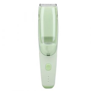 RIZGHWOY Tondeuse &agrave; Cheveux pour b&eacute;b&eacute; avec Aspirateur, Design Innovant, Rechargeable, Coupe de Cheveux S&ucirc;re pour Enfants, avec 3 Peignes de Guidage (GREEN) (Yuppeei, neuf)