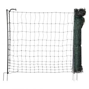 horizont easyLine Clôture mobile pour chien Longueur 50 m Hauteur 105 cm Clôture mobile pour chien avec 14 piquets en PVC et double pointes, sans conducteur électrique, résistant aux intempéries pour (horizont group GmbH, neuf)