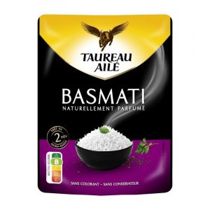 TAUREAU AILE | Taureau Ailé Basmati Riz Nature 2Min 250G | Lot De (3) | livraison offerte (A TA PORTE, neuf)