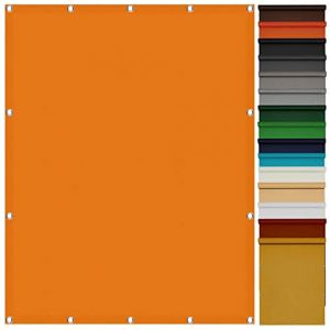 Toile Ombrage Imperméable Rectangulaire 3 x 4 m Résistant aux UV Pare Soleil Terrasse avec 4 Morceaux de Corde pour La Couverture VéGéTale Serre Pergola, Orange (LvLiangChenMiaoDianZiShangWuYouXianGongSi, neuf)