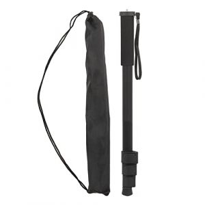 Monopode pour Appareil Photo Reflex, Poignée de Canne de Marche Télescopique à 4 Sections, Monopode de Voyage en Alliage D'aluminium Facile à Rétracter et à Verrouiller avec Sac (Zhiyavex, neuf)