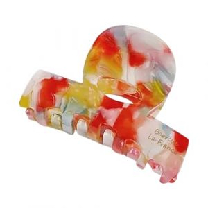 Clips de griffe, clips à griffe de cheveux - Craignes de cheveux de dents,2,4 pouces esthétique élégante Petite non-glissement Hold Hand Half Hairclips Accessoires pour les filles (haiboe, neuf)