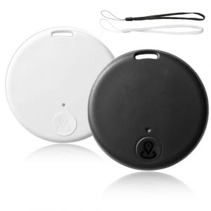 2 Pack Airtag GPS Localisateur Intelligent, Localisateurs d'objets, Traceur GPS Bluetooth 5.2 pour Clés, Portefeuilles, Animaux, Valises, Localisateur de Clé Compatible Android & iOS, Alarme Sonore (ZhangLiangXu, neuf)