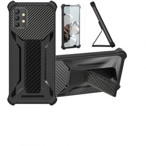 Aroepurt Coque pour Umidigi A13 Pro Max 5g Coque &Eacute;tui Case Cover Hybride [avec Protection d'&eacute;cran en Verre tremp&eacute;] [Support magn&eacute;tique Pliable] [givr&eacute; r&eacute;sistant aux Empreintes digitales] Noir (Huayijie-eu, neuf)