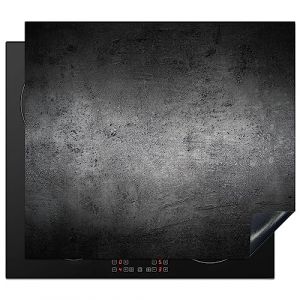 KitchenYeah&copy; Prot&egrave;ge Plaque Induction 59x51 cm Deco Cuisine Protection Pour Plan De Travail Cuisson Prot&eacute;g&eacute; B&eacute;ton - Gris - R&eacute;tro - Ciment - Texture (KitchenYeah, neuf)