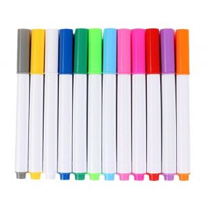 Hemobllo 12 pi&egrave;ces Stylos Effa&ccedil;ables pour Tableau Lumineux LED Marqueurs Lavables pour Cadeau de No&euml;l Dessin et Doodle Gar&ccedil;on Fille Planche Acrylique (Leopolerd, neuf)
