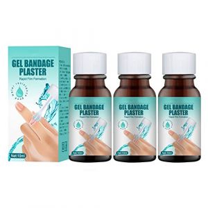 Katutude Pansement Gel, 10 ML Pansement Liquide Imperméable Gel Liquide à Séchage Rapide Transparent Soin Des Plaies pour Les Plaies, Les Écorchures, Les Coupures Mineures (3 Pièces) (4845966456652656456, neuf)