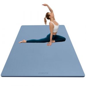 ZORVYX Tapis Yoga Epais 200&times;100cm TPE 10mm Epais Tapis de Sport Antid&eacute;rapant et Confortable, Large Tapis de Gym Fitness Pilates Exercice pour Maison et Exterieur (Symnara, neuf)