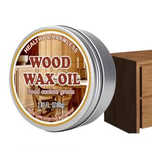 Cire Pour Planche À Découper En Bois | Baume d'Entretien Pour Planches,Cire de Soin Douce 80g Pour Bloc de Découpe, Tiroirs, Armoires et Ustensiles (runtpok, neuf)