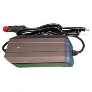 Chargeur Allume-Cigare DCJ 5,5 mm 12 V pour vélo électrique 36 V, vélo électrique, Scooter à mobilité réduite, Silverfish, Batterie au Lithium, A2B, BATEC, Batribike, Freego, Koga, Luggie (FirstlinkAuto, neuf)