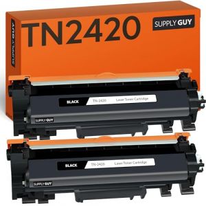 Supply Guy TN2420 TN 2420 Cartouche de Toner Compatible avec Brother TN-2420 pour Brother MFC-L2710DW HL-L2350DW DCP-L2530DW MFC-L2710DN MFC-L2750DW 2X Toner pour Brother HL L2350DW MFC L2710DW (SupplyGuy, neuf)
