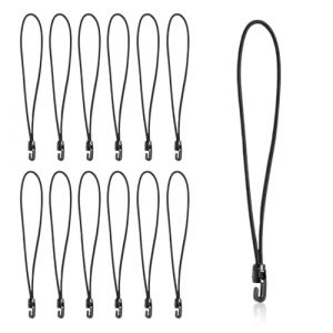 SULIUDAJI 12 Pièces Tendeurs Elastique Avec Crochets Tendeurs De Fixation Tendeur Elastique En Caoutchouc Avec Crochets Corde Élastique Tendeurs De Bâche Pour Bâche De Remorque, Bâche De Camping (UAB WSVLKE LT, neuf)