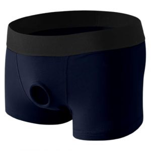 Boxer Homme Sexy - Gode Ceinture Harnais Femme - Strap on Culotte Harnais Homme - Tenue érotique - sous Vetement Masculins Sexy érotique - Sextoyse Plaisir Jeux Sexuel Adulte Cadeau - Lesbiennes (RuiGuio, neuf)