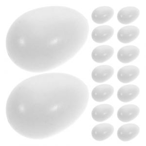 VICASKY 24 Faux &OElig;ufs D&rsquo;Oiseaux en Plastique R&eacute;alistes 2,1 Cm Lot de 24 Pi&egrave;ces pour Nichoirs Accessoires pour &Eacute;levage et Pr&eacute;vention Ponte D&eacute;coration D&rsquo;&eacute;closion pour Perruches et (Belicious Helper, neuf)