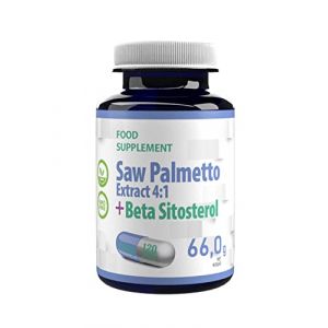 Palmier Nain (Saw Palmetto) + Bêta Sitostérol 450mg 120 gélules végétales, Testé par un Laboratoire tiers, sans gluten ni OGM (DG Supplements, neuf)