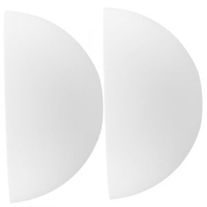 Veemoon 2 pi&egrave;ces Abat-jour Plastique Demi-sph&egrave;re Blanc pour Lampes sur Pied Lot de Remplacement Globe Diffuseur pour Suspension Applique Murale et Lustre (hagan panting, neuf)