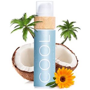 COCOSOLIS COOL Huile après-soleil à l'huile de coco | Huile hydratante corps et soin visage aux huiles bio | Prolonge le bronzage (COCOSOLIS, neuf)