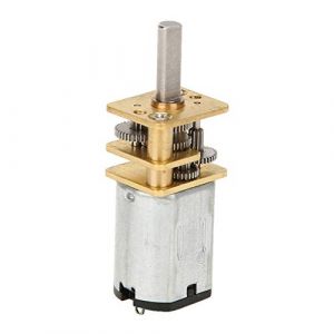 DC 12V Moteur Électrique de Réduction, Motoréducteur 12V 1000RPM, Moteur d'engrenage de couple élevé, Moteur de vitesse de réduction (Luoyuuk, neuf)