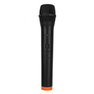 LUCKDANO Microphone VHF Portatif Professionnel Micro VHF sans Fil R&eacute;cepteur USB Plug and Play pour Chanter la Parole avec Une Port&eacute;e de 50 M Signal Stable Plastique ABS Noir (Ladrim, neuf)