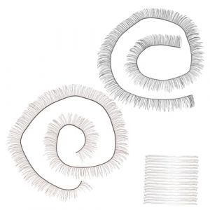 Housoutil Lot De 20 Faux Cils De Poup&eacute;e Naturels 20x0,8 Cm Noirs Et Marron Pour Maquillage De Poup&eacute;e Accessoires De Fabrication Diy (Entertainment First, neuf)