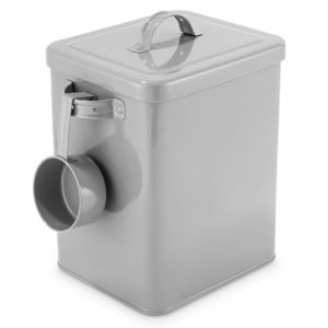 Azyvum Boite Croquette Chat,Bo&icirc;te &agrave; lessive,Bo&icirc;te de Rangement en m&eacute;tal 6.5L avec Couvercle et cuill&egrave;re doseuse pour lessive en Poudre Tablette Savon,Pour nourriture pour chien et chat,Grains de caf&eacute; (STANILA FOYA SHOP S.R.L., neuf)