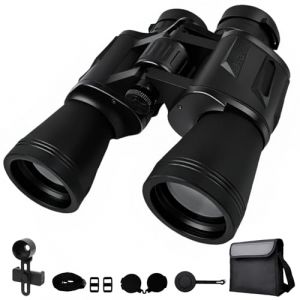 Jumelles 20x50 Haute Puissance HD - Prisme BAK4 & Objectif FMC - Compactes et &Eacute;tanches pour Adultes et Enfants - Id&eacute;ales pour Observation des Oiseaux, Football et Randonn&eacute;e (ClarAurore, neuf)