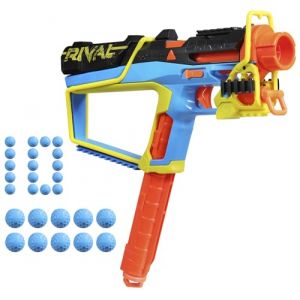 Nerf Rival Mirage XXIV-800 Pistolet Blaster, 10 Billes Nerf Rival, 2 mani&egrave;res de Charger, 8 chargeurs Ronds Amovibles, amor&ccedil;age &agrave; Pompe, Cadeau pour Adolescents (PROGAMES, neuf)