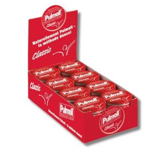 Présentoir de 24 boîtes Pulmoll | Format Mini 20g | Depuis 1946 (Classique) (La compagnie des confiseurs, neuf)