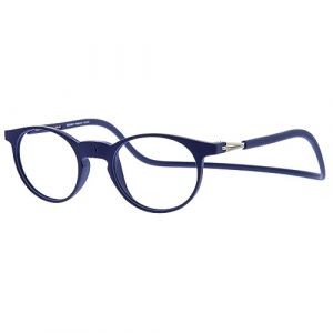 DIDINSKY Lunettes Magnetiques Anti Lumiere Bleue pour Homme et Femme. Lunette Aimantee de Lecture, Repos Ou Vue Avec Verres Antireflet. Indigo +3.0 &ndash; FARADAY ROUND (Didinsky, neuf)