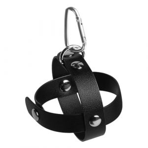 Dualoai Porte-Balle pour Chien, Sangle de Transport pour Jouets, Housse de Protection pour Aire de Jeux Int&eacute;rieure, Noir (DwellWelles, neuf)