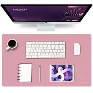 K KNODEL Tapis de Bureau, Tapis Bureau, Tapis Bureau Sous Main 35cm x 60cm, Tapis de Portable, Sous Main Bureau pour Bureau et Maison, Double Face (Violet) (KNODEL, neuf)