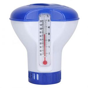 Distributeur Flottant de Chlore de 12,7 cm - Distributeur de Comprimés de Chlore - Flotteur Chimique Réglable pour Piscine Intérieure et Extérieure (feixixianyunxianjiexinxikejiyouxiangongsi, neuf)